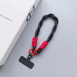 Vibrant Candy Colors Phone Wrist Lanyard Strap - POLYESTER (Random 1pc)