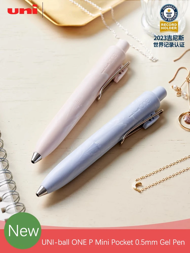 Japan UNI-ball ONE P Mini Pocket 0.5mm Gel Pens Black Ink Quick Dry Waterproof Portable Signature Pen 1pc