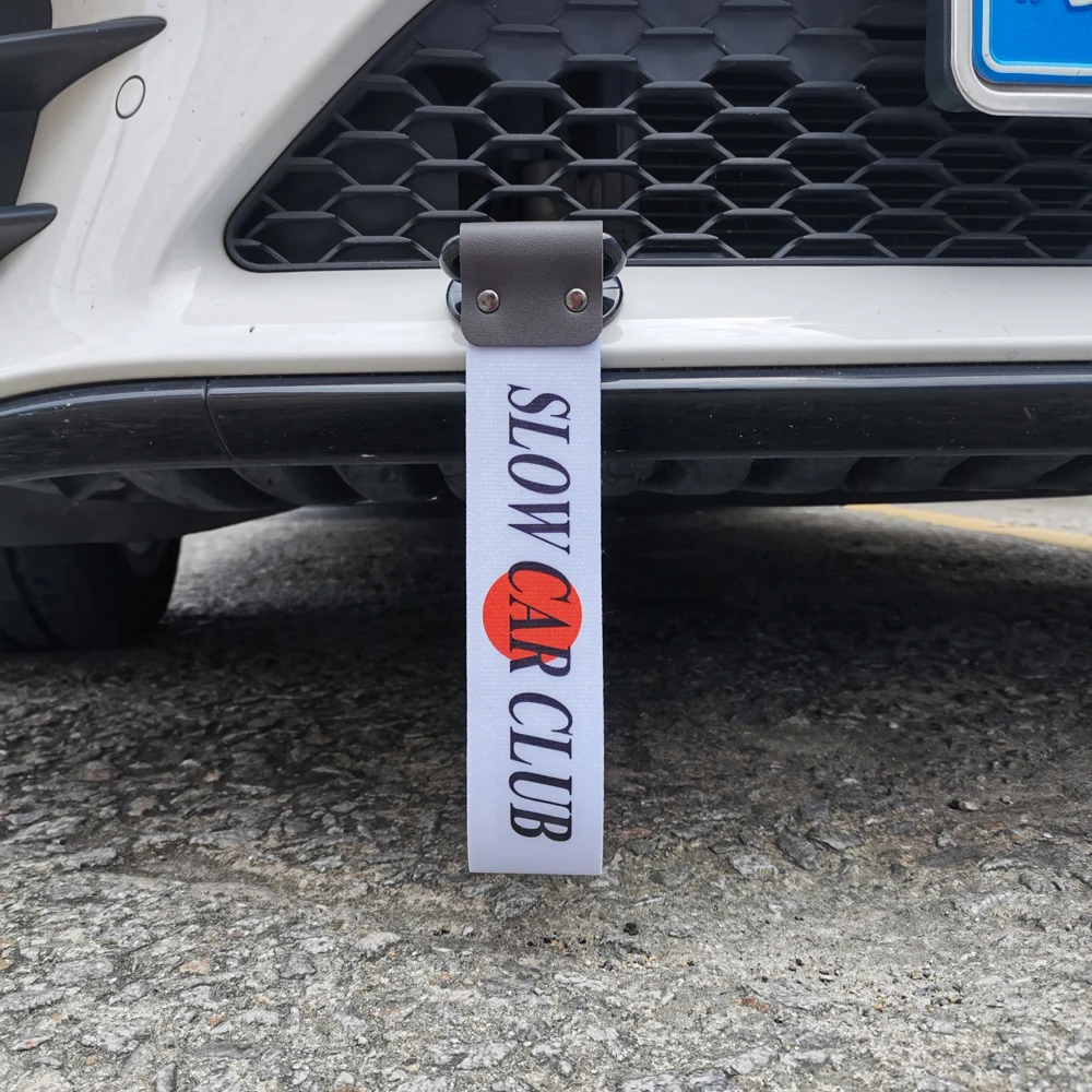 1 Stück Neuer JDM Abschleppgurt Autoanhänger-Gurt Abschleppstange Nylon Auto-Abschleppseil Haken Frontstoßstange Dekorativer Abschlepphaken Tuning 1985 Nicht geeignet – Detail 13