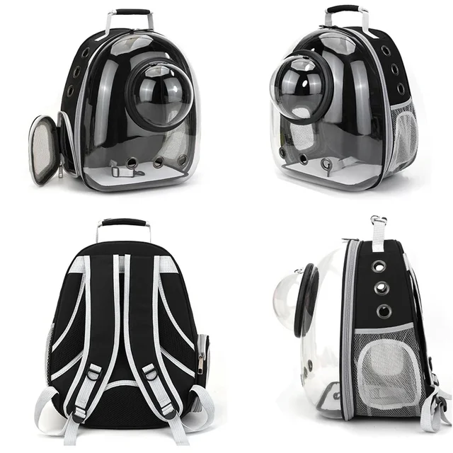 Portable Carrier Bag for Cats Dogs Pet Cat Carrying Bag  Transparent Breathable Space Capsule Pet Backpack Cat Carrying Bags 4