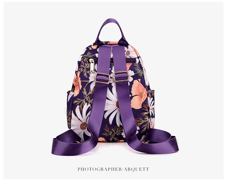 Mini Backpack Crossbody Bag For Teenage Girl Flowers and Plants Women Shoulder Phone Purse Pastoral Style New Trendy Female 2022 stylish camera bag