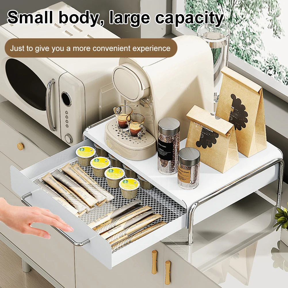 Coffee Capsule Storage Rack Holds Up To 36 Capsules Coffee Capsule Drawer Metal Coffee Capsule Holder For Coffee Lovers