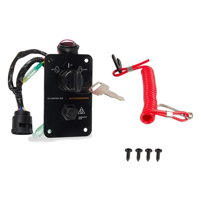 

DC12V Outboard Vertical Single Control Key Panel Switch Panel For Yamaha 704-82570-12-00 704-82570-08-00 704-82570-01-00