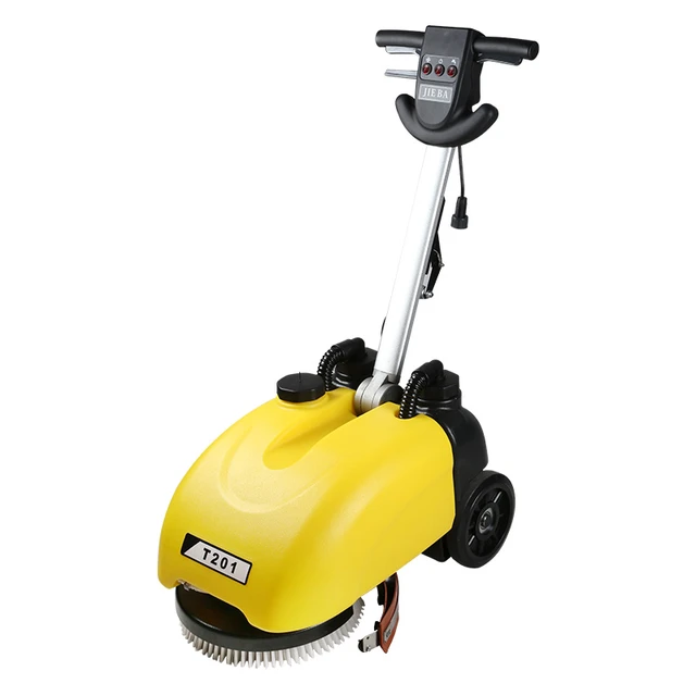 Hand-Push Type Floor Scrubber Small Scrubbing And Waxing Machine Floor  Cleaning Machine Industrial And Commercial Auto Scrubber
