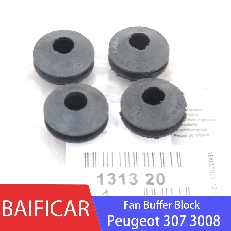 Radiator Fan Cooling Buffer Silent Block 4 Pcs For Peugeot 307 3008