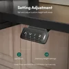 Standing Desk with Keyboard Tray, 55 × 24 Inches Electric Height Adjustable Desk, Sit Stand Up Desk, Computer Office Desk, Black 2