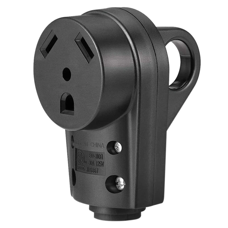 RV Power Socket 30A 125V Male and Female Plug Kit RV Power Cord Plug RV