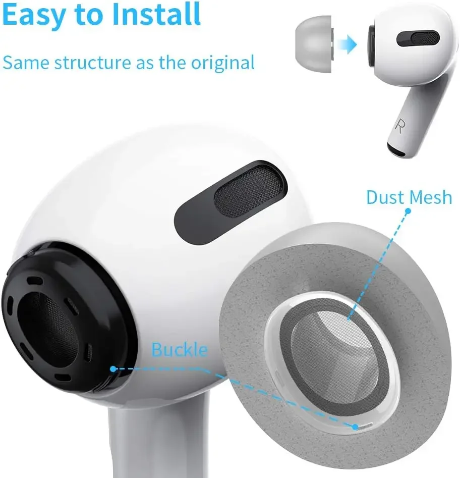 Replacement Memory Foam  Eartip in-Ear Earplugs for Apple AirPods Pro 1st 2nd Earphone Protector Earbuds Cover Cap S/M/L Earplug