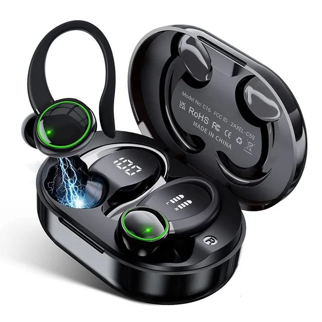 ENC-auriculares multipunto con Bluetooth, dispositivo de audio deportivo  con cancelación de ruido, conducción de aire, impermeable, modo Dual para  música y juego, DT3.0 - AliExpress