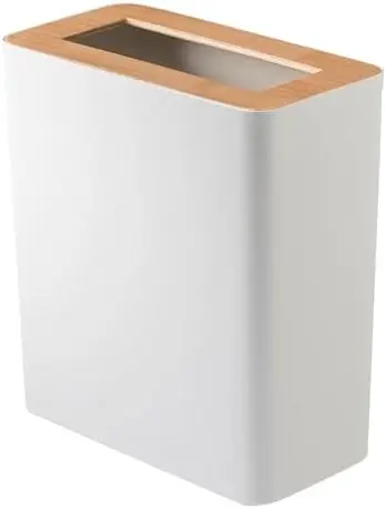

Slim Steel + Wood | Trash Can, One Size, Ash Kitchen garbage Sensor trash can Papelera automatica con sensor Home Rain barrel wa