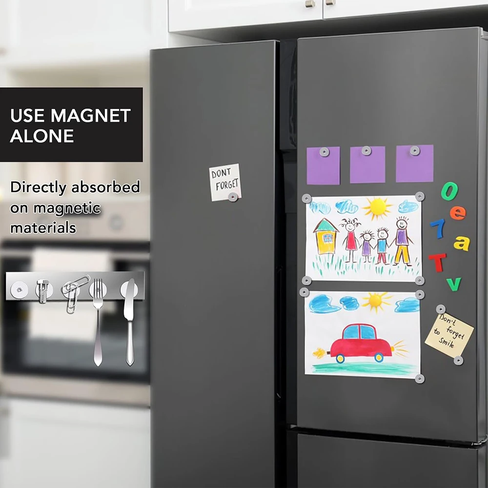 8x3-3mm Super Leistungsstarke Runde Mit Löchern Magnet Neodym Magnet NdfeB N35 Starke Permanent Magnetische imanes Kühlschrank magnet – Detail 6