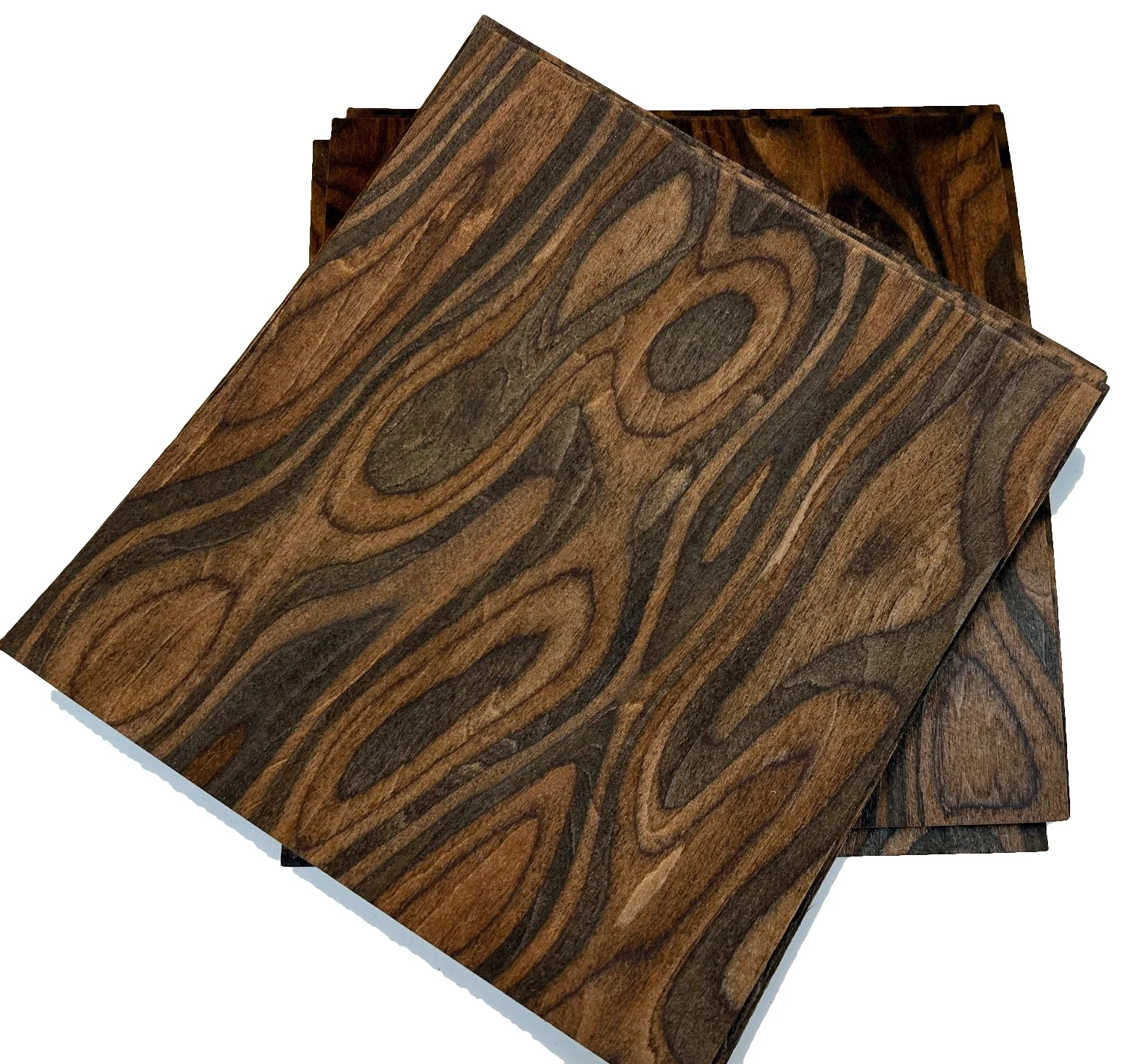 

20pcs/lot L:150x160mm Thickness:0.5mm Technology Black Sandalwood Thick Wood veneer Sheets