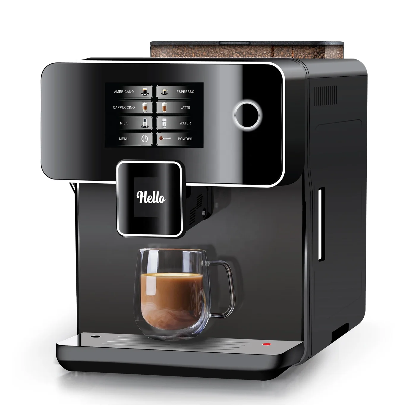 

Italian Professional expresso commercial fully automatic espresso coffee machine maker with grinder