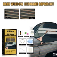 Car Rear Window Defogger Repair Kit DIY Quick Repair Grid Defroster Kit DIY Quick Repair Scratched Broken Defroster 1