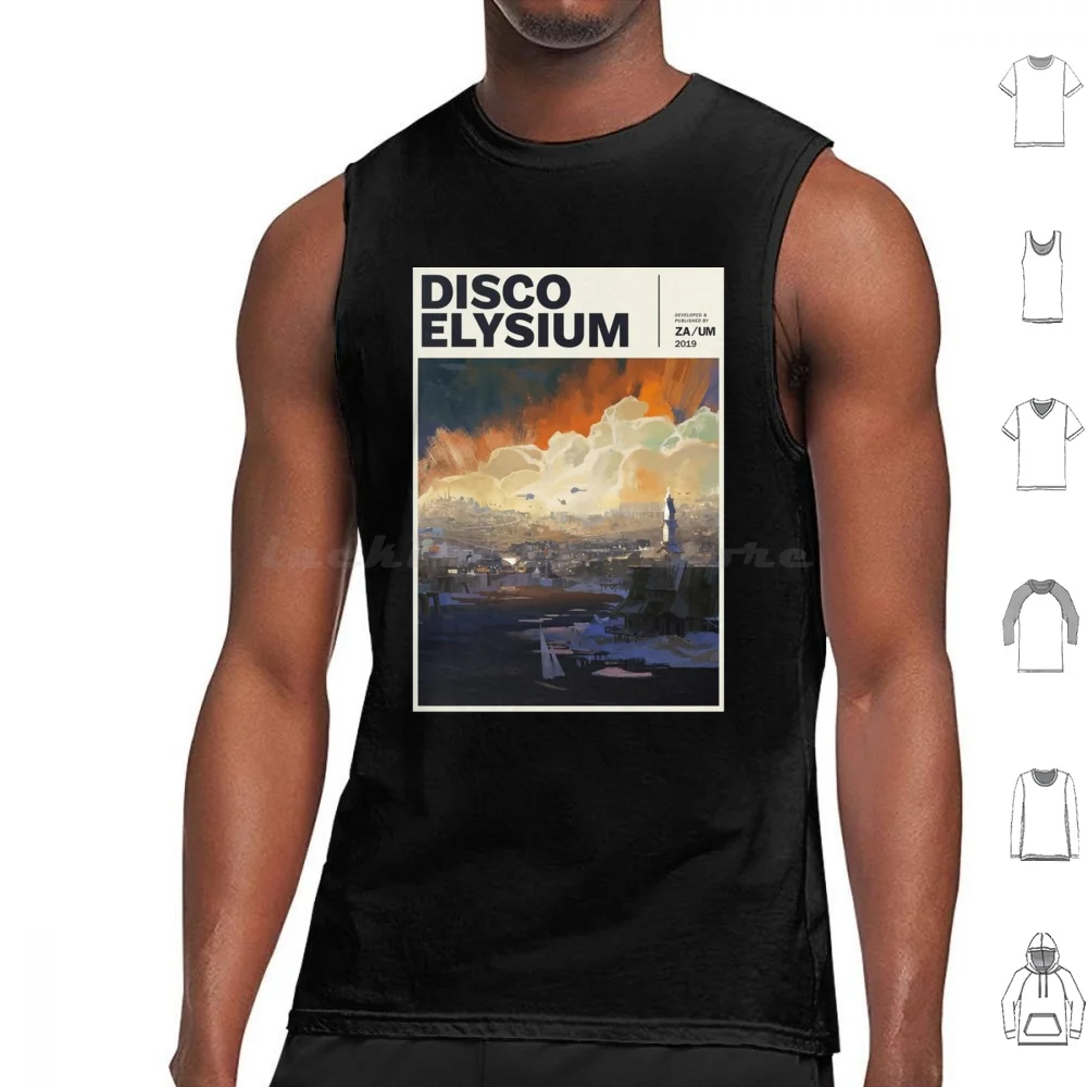Disco Elysium Poster Copy Essential Tank Tops Print Cotton Disco Elysium Disco Elysium Game Kim Kitsuragi Rpg Harry