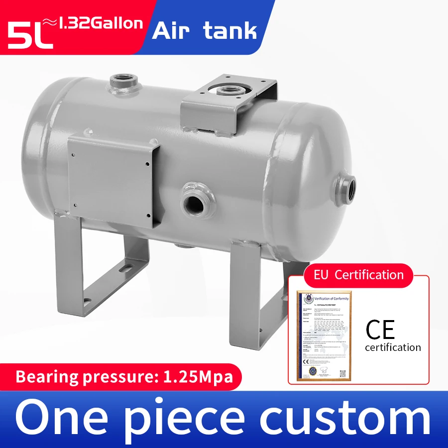 Tanque de Pressão de ar Cilíndrico de Armazenamento de ar do Aço Carbono 5l 10l 20l