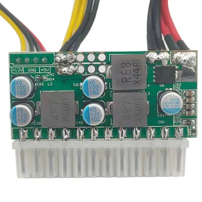 Блок питания ATX-переключатель PSU Car Auto Mini ITX для постоянного тока 12 В 24PIN ATX-Модуль высокой мощности для материнской
