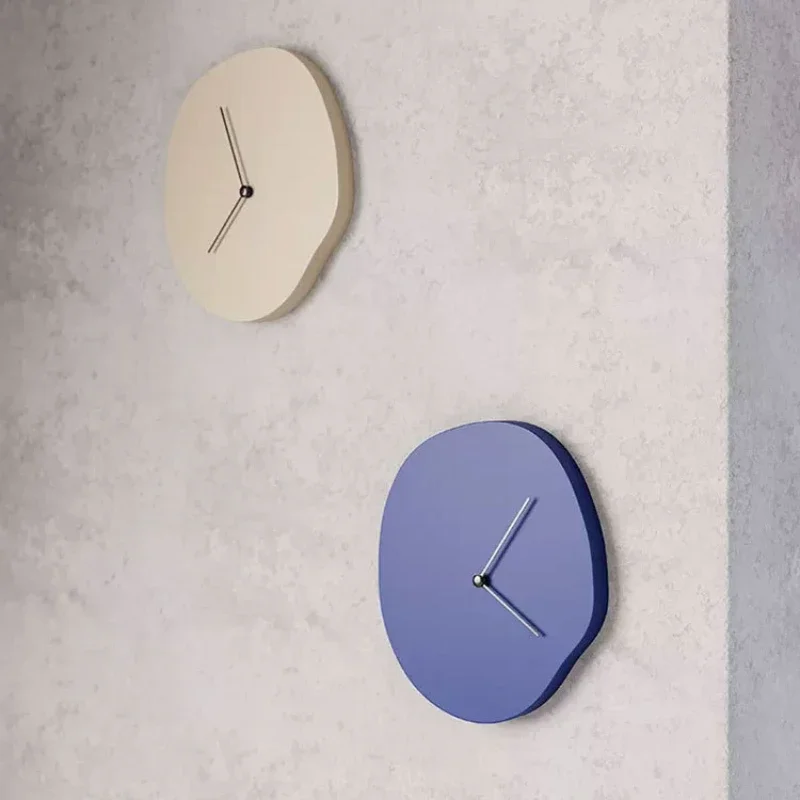 Modern Metal Wall Clocks Round Silent Quartz Lace Design Clock Elegant Decorative Clock Wall Ornaments Watches Home Decoration 3