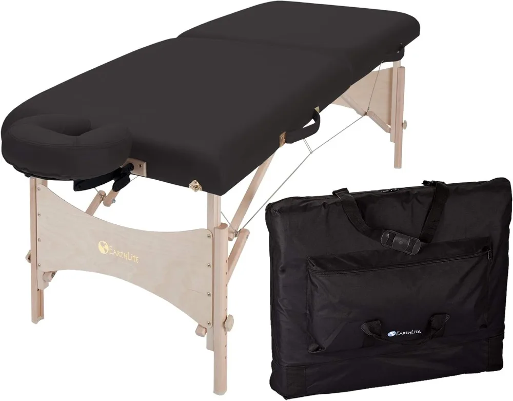 EARTHLITE Portable Massage Table HARMONY DX &ndash; Foldable Physiotherapy/Treatment/Stretching Table, Eco-Friendly Design
