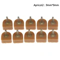 9mmx9mm Apricot