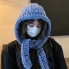 Autumn and Winter Go Out Cold and Warm Ear Protection Knitted Hat Korean Face Small Wool Hat