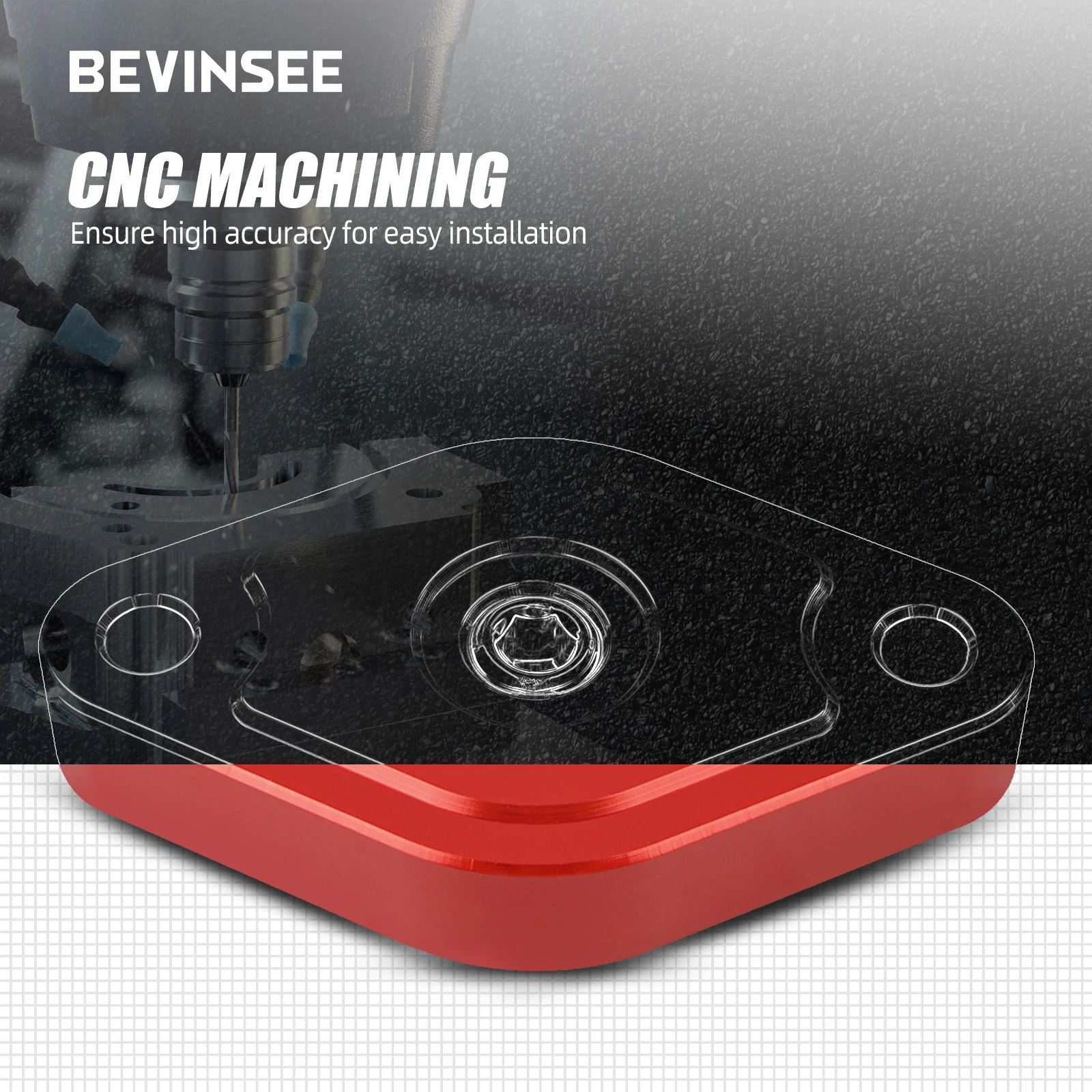 BEVINSEE Sound Symposer Blindset mit Druckanschluss für Ford Focus Mk3 2.0 ST Turbo Ecoboost 2013–2018 – Detail 3