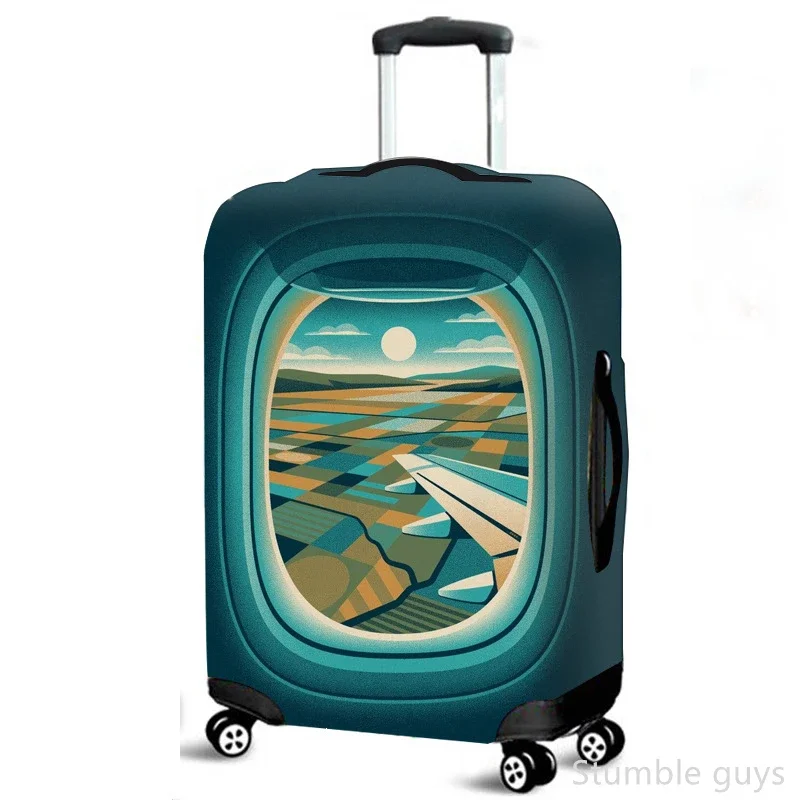 프리미엄 보호용 탄성 수트케이스 커버, 긁힘 방지, 내구성, 방진, 실용적인 여행 가방 슬리브, 항공 여행용, 18-32인치