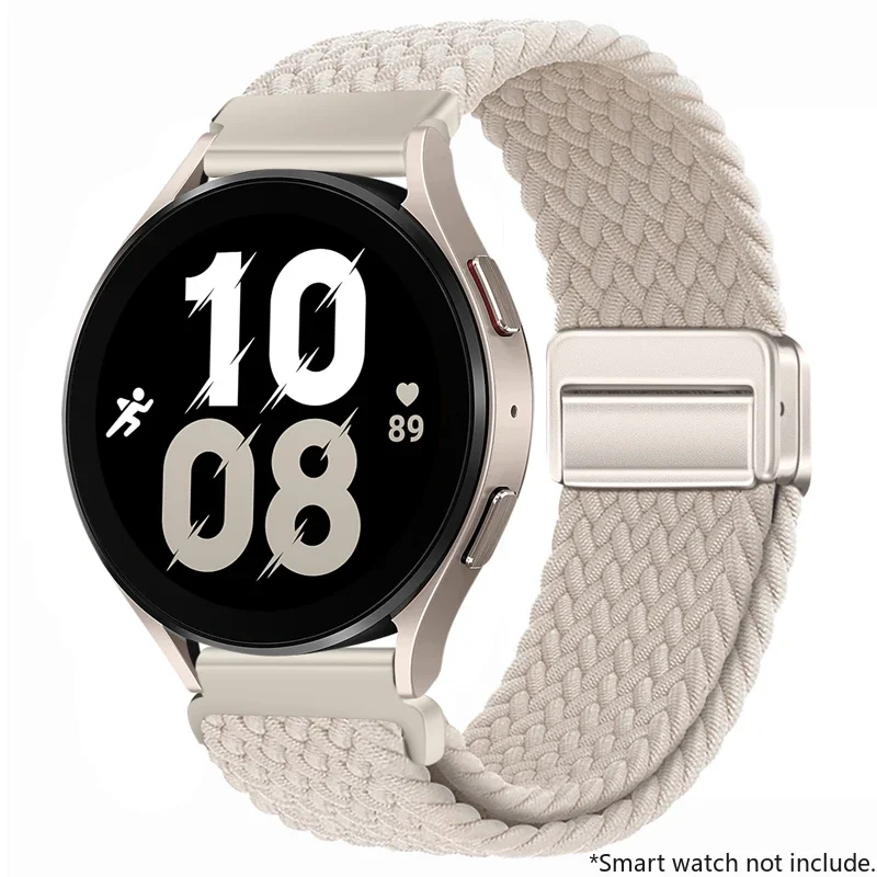 Adjustable Nylon Buckle Strap for Smartwatches - 22mm/20mm