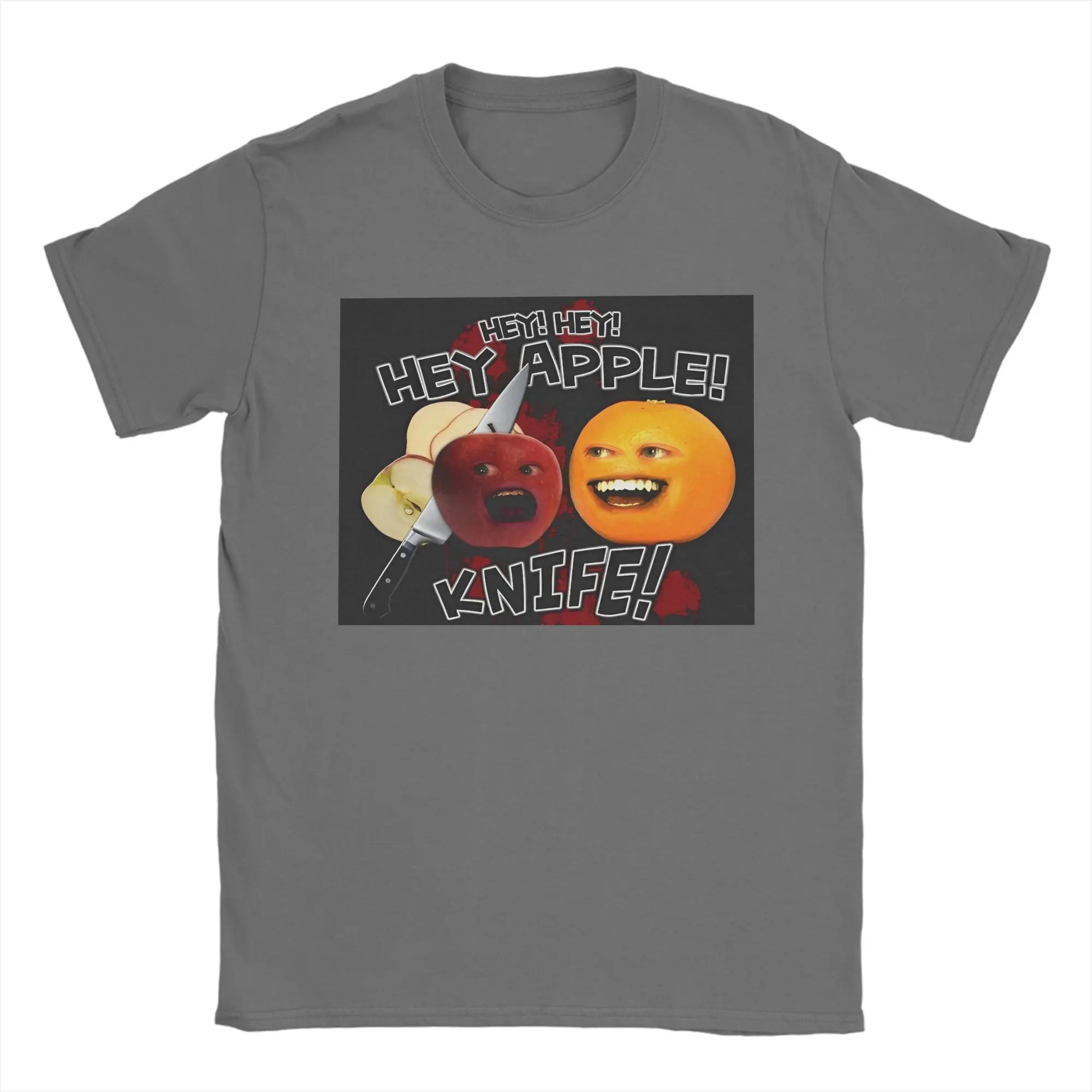 Funny Annoying Orange Graphic Pure Cotton Men's Casual Street Style T-Shirt