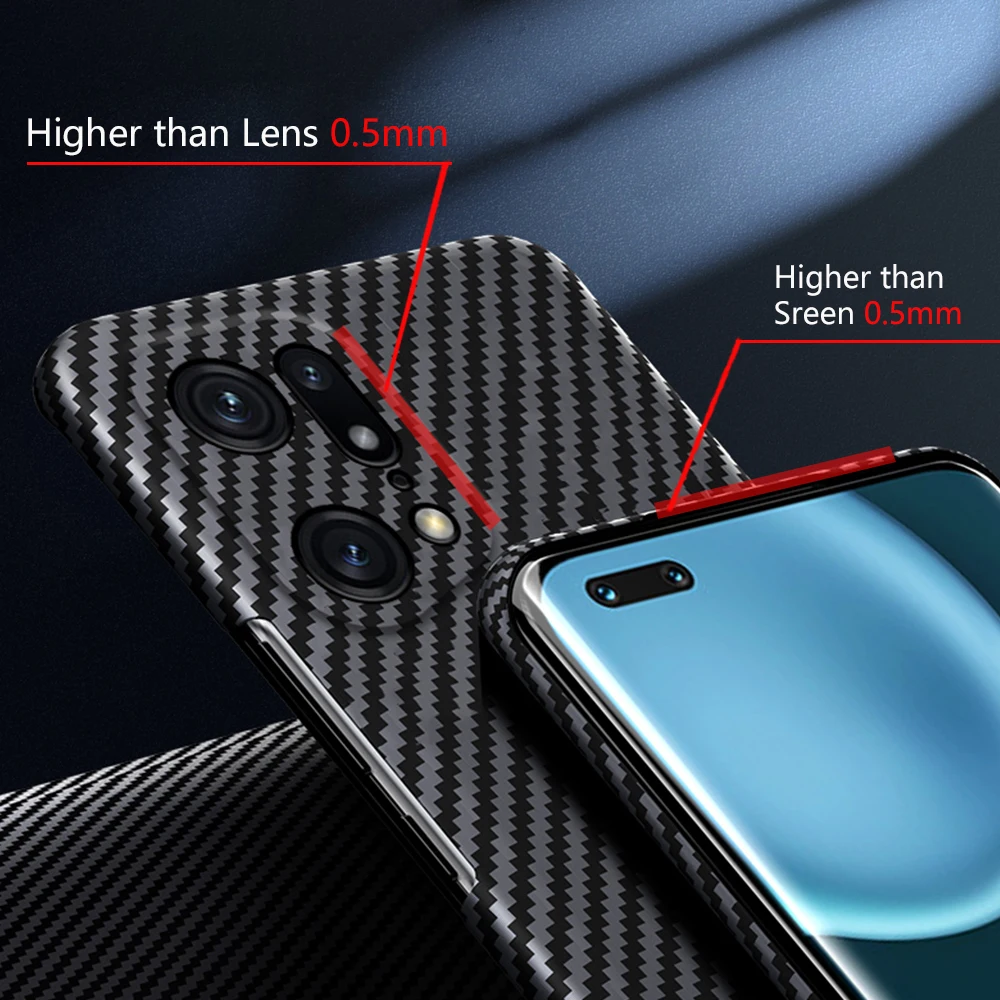 Luxury Carbon Fiber Hard Case with Ultra-Thin Lens Protection and Anti-Knock Design