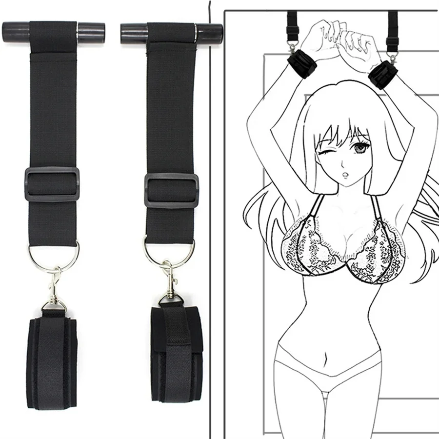 Giochi Per Adulti Sex Hanging On Door Swing Bondage Restraint Manette Grilli Sulla Porta Swing Fetish Sex Toys For Women Men