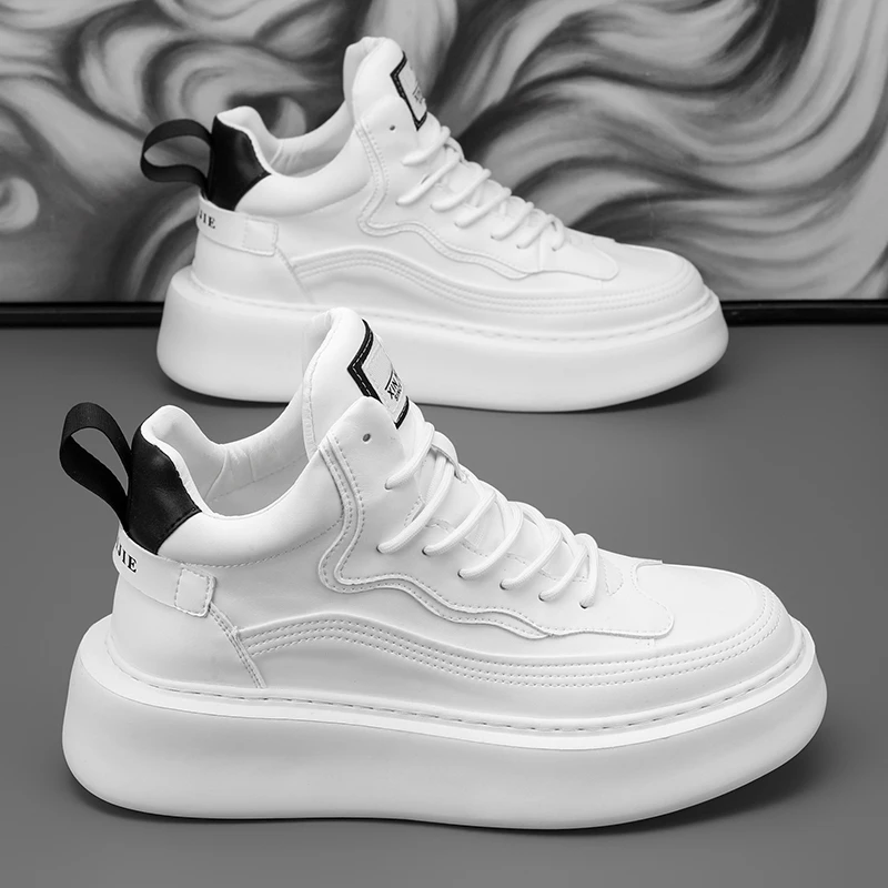 Men's Sneakers Comfort Shoes Running Walking Sporty Athletic PU