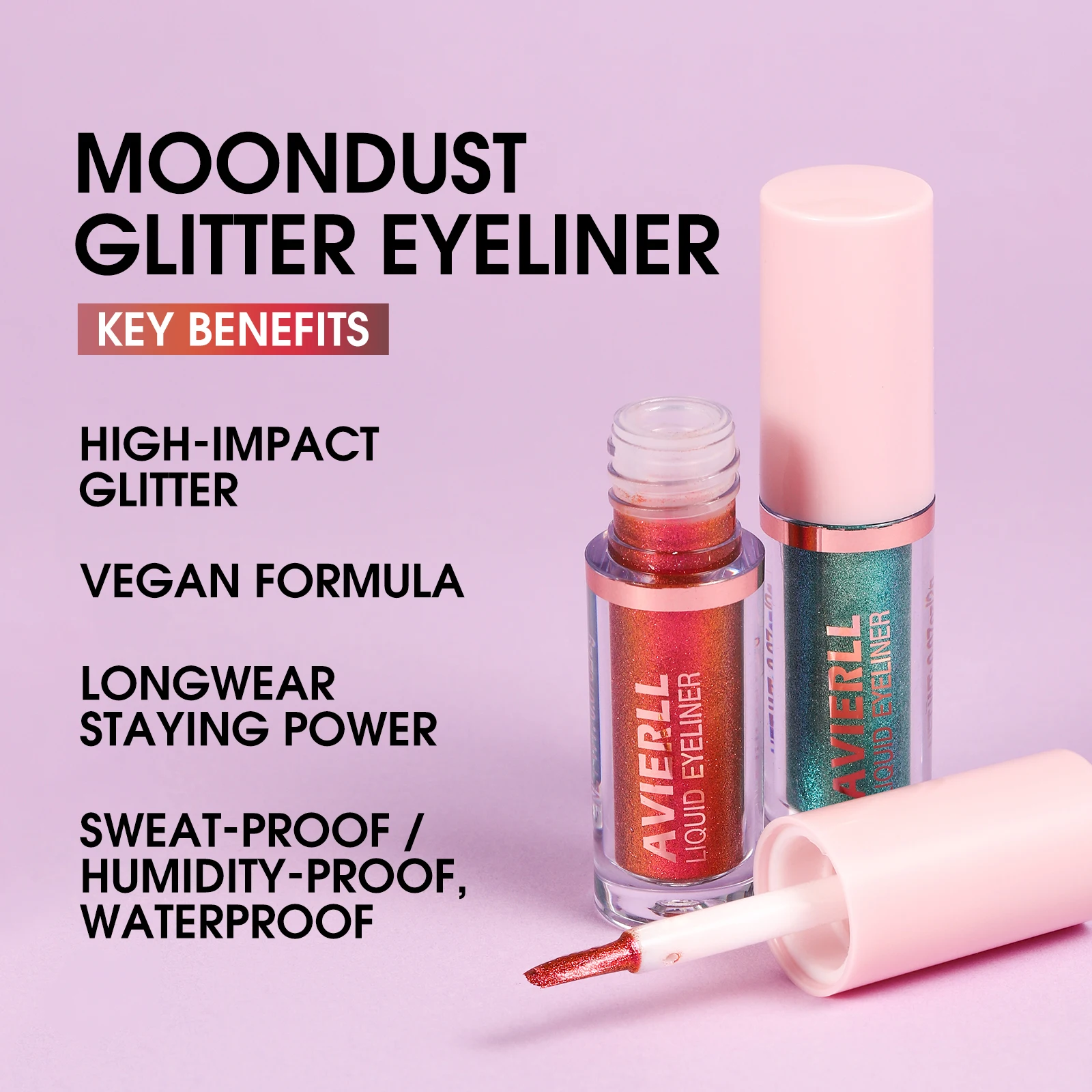 Chameleon Eyeliner set 8 Colors Long-lasting Waterproof Glitter liquid eyeshadow No smudging Fast-drying Eye makeup gift