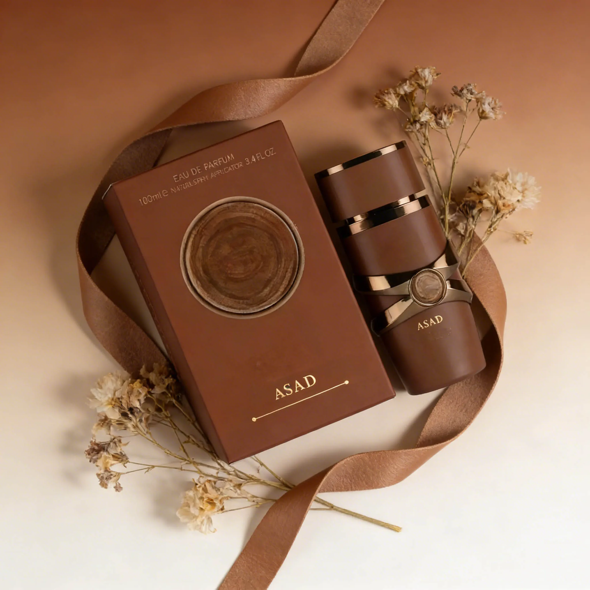 ASAD Eau De Parfum, męski zapach z bogatym oudem i korzennymi nutami, idealny prezent dla niego_voghion.com
