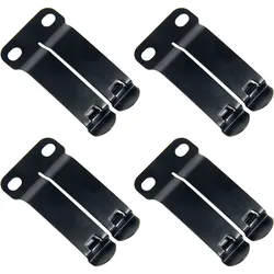 Premium Stainless Steel IWB Leather - Kydex Hybrid Holster with Belt Loop & Grip Hook - Includes Mounting Hardware (4pcs black)