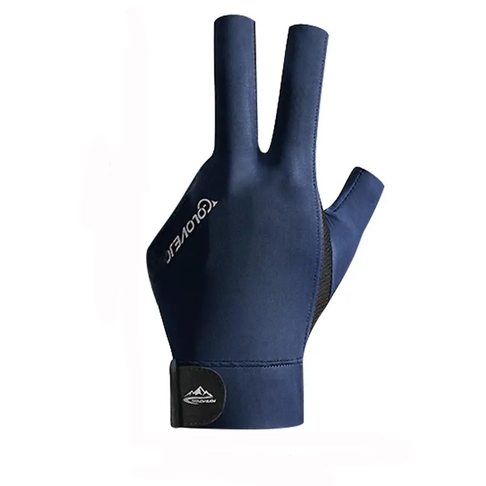 1PC Three Fingers Snooker Glove Elasticity Left Right Hand Billiard Glove Anti Skid Spandex Training Glove Fitness Accessories 5
