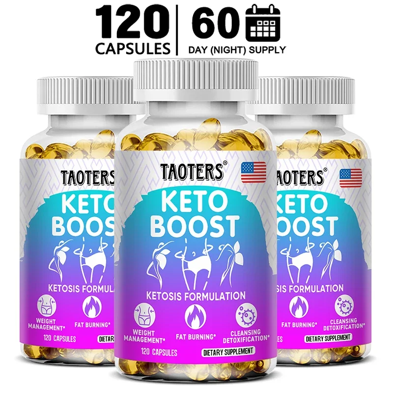 Malic Acid Green Tea Burns Abdominal Fat Muscle Growth Nutrition Accelerates Metabolism-BHB Ketogenic Fat Burning Capsules