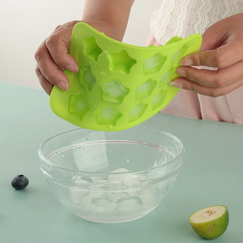 Mini Silicone Ice Cube Trays Reusable Ice Maker Mould Non-Stick Candy Chocolate Molds Silicone Baking Mold For Cake Decoration