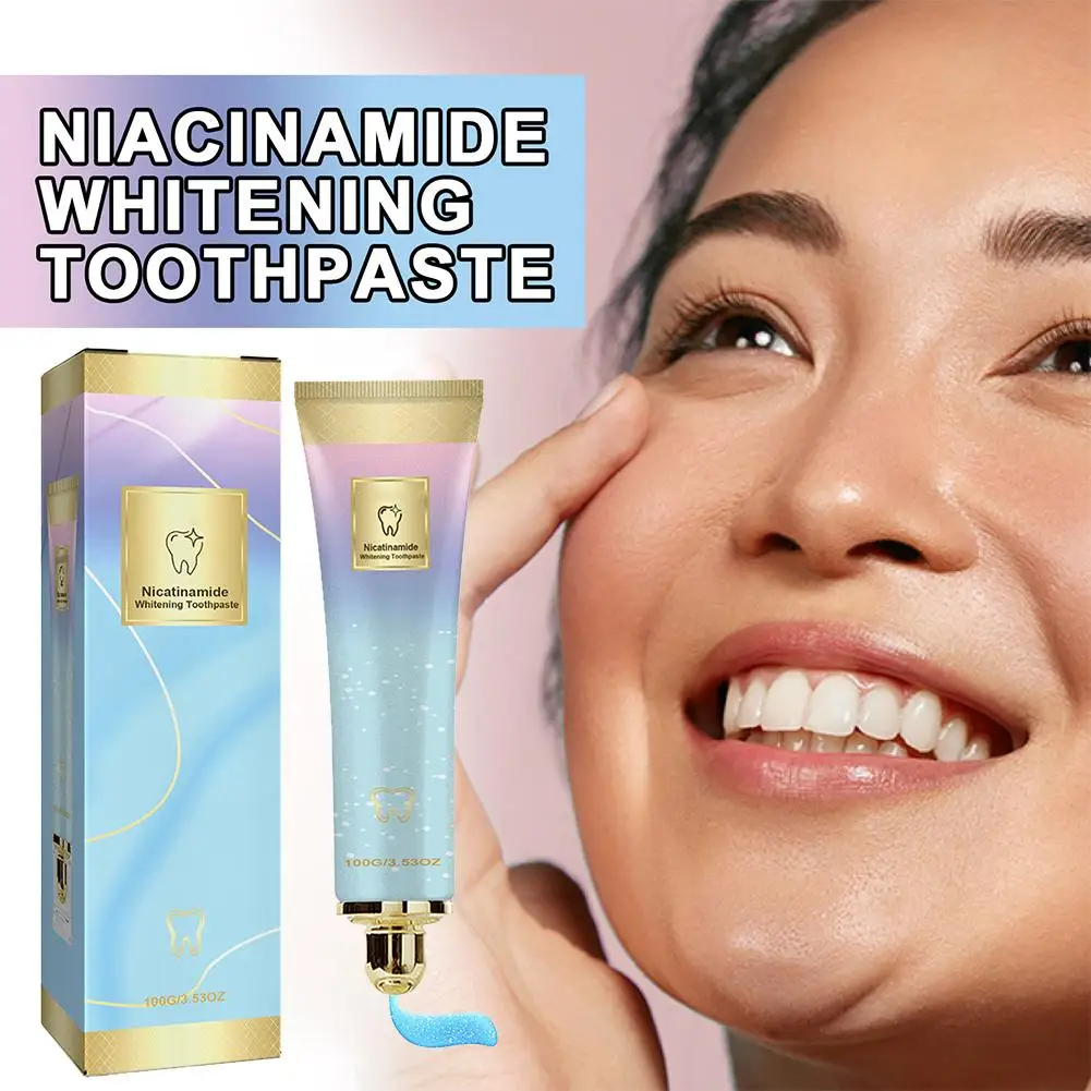 Teeth Whitening Product Niacinamide Whitening Toothpaste Oral Cleaning Teeth Teeth Refreshing Care Toothpaste Brighten Breath 100g Cleaning P7i0, teeth whitening product, teeth whitening essence, teeth health product