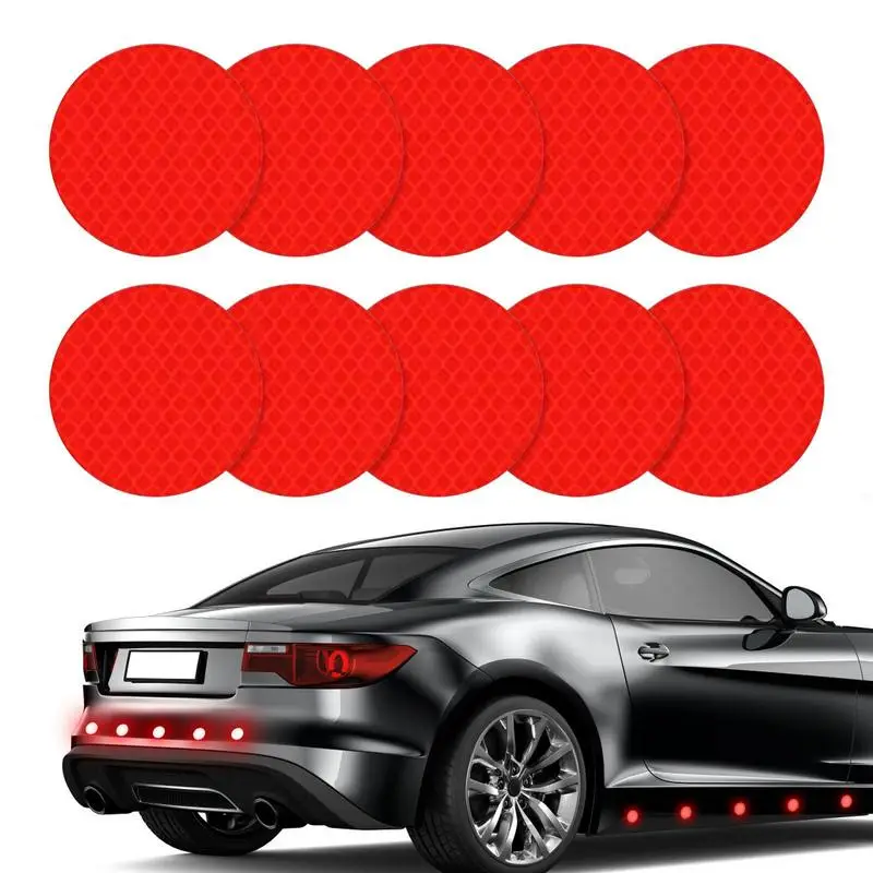 

Car Reflective Stickers Warning Light Reflector Protective Film Sticker Warning Safety Tape For Cars Motorbike SUVs Trucks