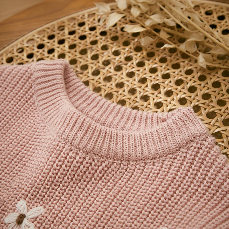 Baby Flower Knit Sweater 4