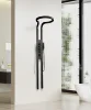 2024 Hot Sale Black Multifunction Bathroom Waterfall Rainfall Shower Panel Column Sprinkler Massage Set System Stainless steel 5