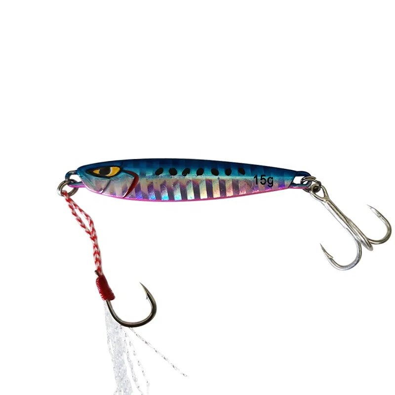 

Popular Weihai Factory Lutac 70mm 40g Slow Fishing Jigging Lure Isca Artificial Micro Jig Lure