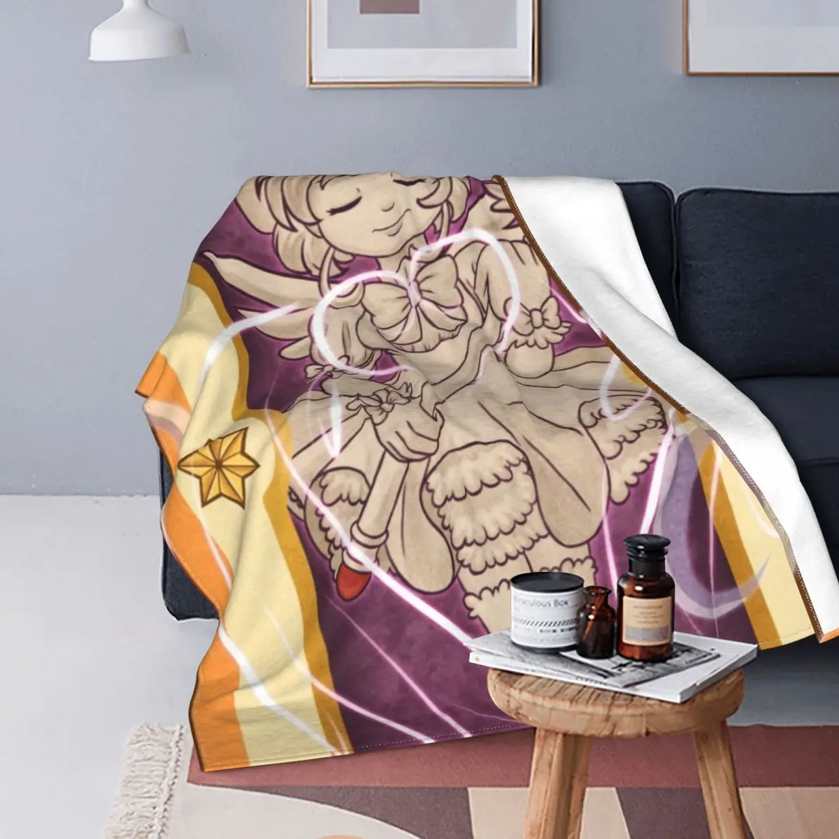

Cardcaptor Sakura The Summoner Blanket Soft Fleece Warm Flannel Japanese Anime Throw Blankets for Sofa Office Bedroom Quilt