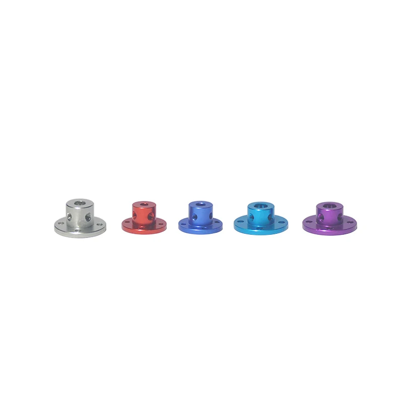 Description Picture 2 of itemLINK CNC Aluminum alloy flange coupling 5mm 6mm 6.35mm 8mm purple seat axle shaft support 1pcs