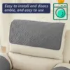 3Pcs Recliner Headrest Protector Polyester Waterproof Sofa Headrest Cover Anti Cat Scratching Mat Furniture Protector for Home 2