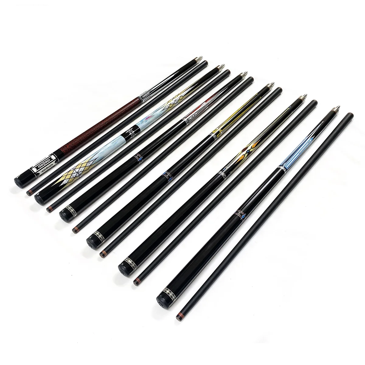 New Wholesale Price Billiard 1/2-PC Carbon Fiber Pool Cue 12mm Tip 57Inch Length for Sale 10pcs small in line self locking switch button 2 feet thin length 12mm width 8mm height 1a30v