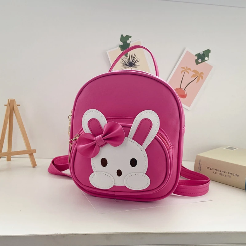 Lovely Rabbit Children Small Backpacks 2022 New Cartoon Girls Princess Bow Bags In Kindergarten Kids Snack Fashion Backpack Hot
