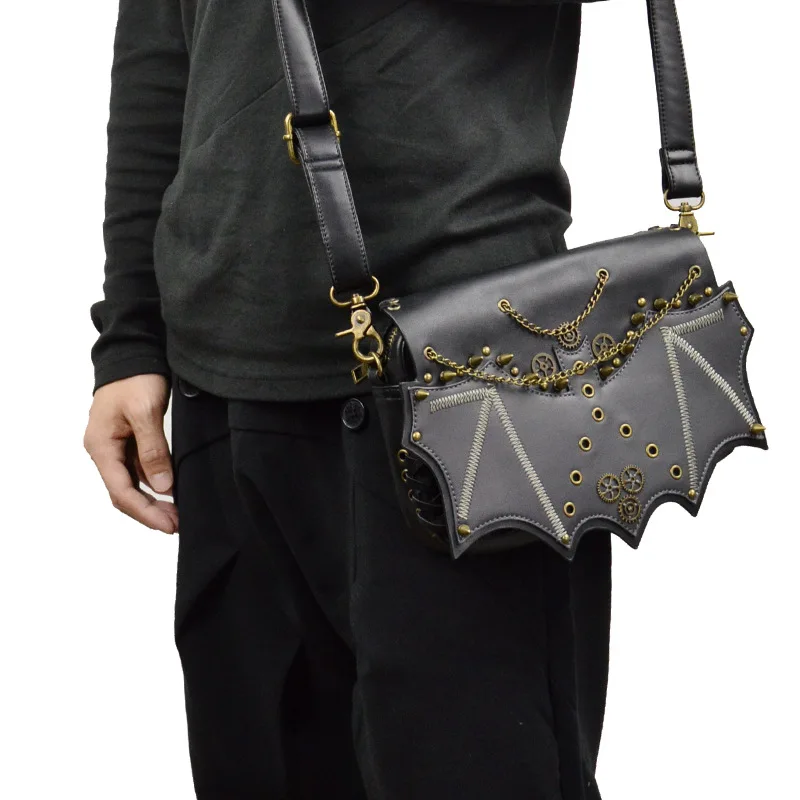 New Punk Women's Bag Single Shoulder Crossbody Portable Large Capacity Shoulder Bag Multifunctional Bag For Women Handbag