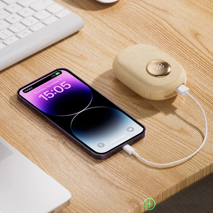 Portable Hand Warmer Xiaomi Large Capacity 50000mAh Plush Smart Constant Temperature